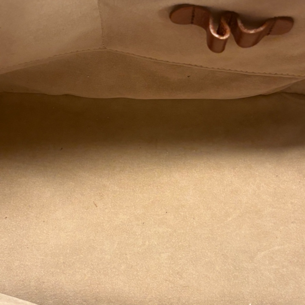 Brahmin Tan Melbourne Collection Croc Embossed Alma Handbag - Picture 4 of 17